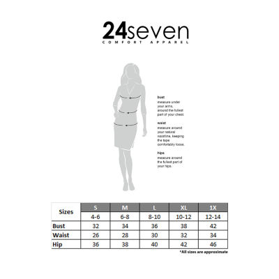 24seven Comfort Apparel Short Sleeve Maxi Dress