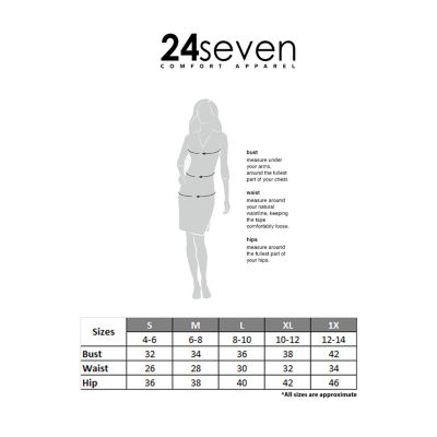 24seven Comfort Apparel Womens Short Sleeve Maxi Dress