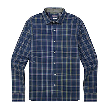 Van Heusen Essential Stain Shield Mens Regular Fit Long Sleeve Polo Shirt -  JCPenney