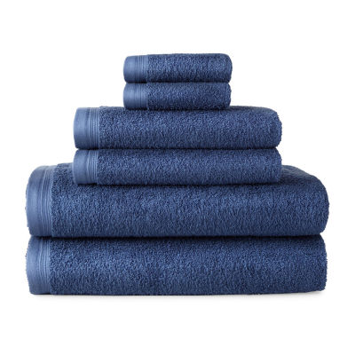 Home Expressions 6-pc. Solid Bath Towel Set
