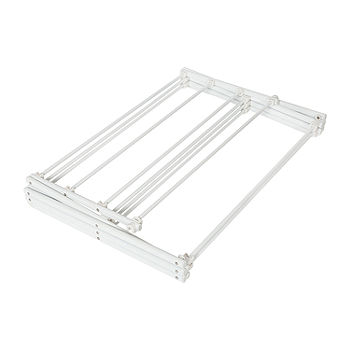 White 3-Tier Folding Clothes Drying Rack