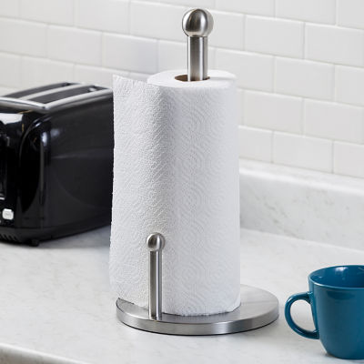 Honey Can Do Silver Paper Towel Holder