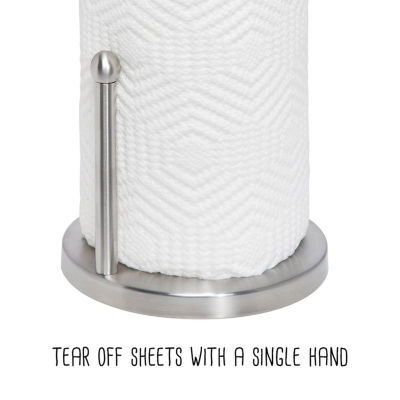 Honey Can Do Silver Paper Towel Holder