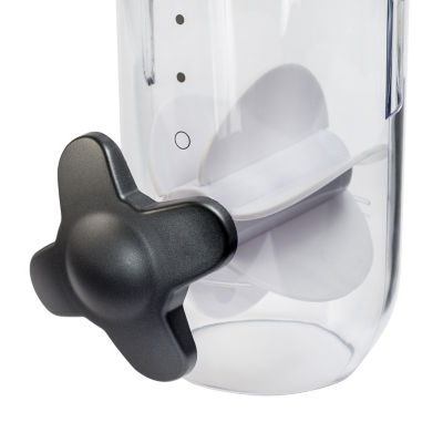 Honey Can Do Black/Clear Wall Mount Triple Dispenser