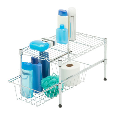 Honey Can Do Chrome Large Cabinet Organizer