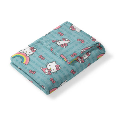 Hello Kitty Rainbows Midweight Throw