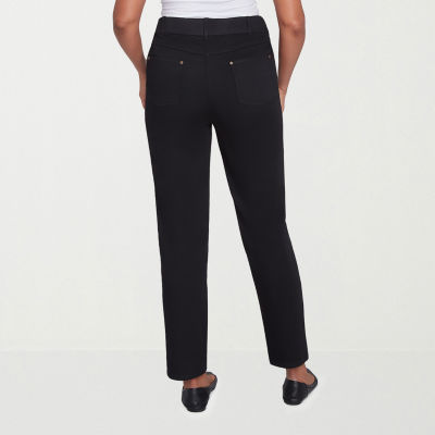 Alfred Dunner Harvest Moon Womens Straight Pull-On Pants