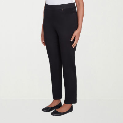 Alfred Dunner Harvest Moon Womens Straight Pull-On Pants