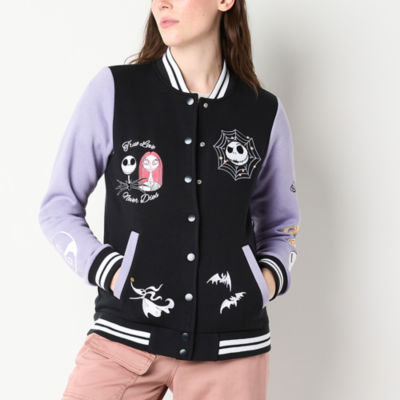 Fleece Midweight Nightmare Before Christmas Juniors Bomber Jacket