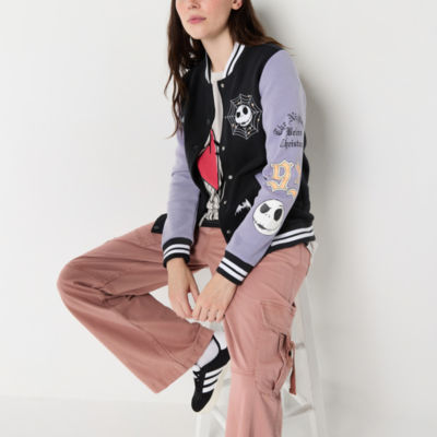 Fleece Midweight Nightmare Before Christmas Juniors Bomber Jacket