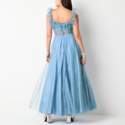 by&by Womens Juniors Sleeveless Ball Gown