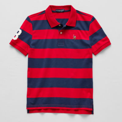 U.S. Polo Assn. Little & Big Boys Embroidered Short Sleeve Polo Shirt