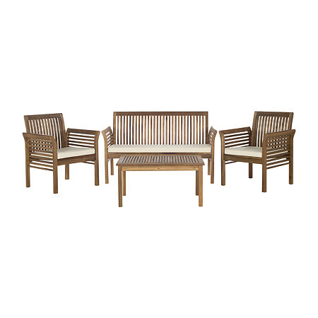 Carson Patio Collection 4-pc. Conversation Set Weather Resistant, One Size, White