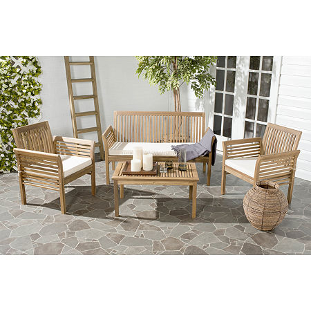 Carson Patio Collection 4-pc. Conversation Set Weather Resistant, One Size, White