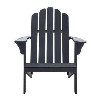 Topher Adirondack Patio Chair One Size Black 387$