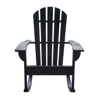 Safavieh Brizio Adirondack Rocking Chair Adriondack Chair One Size Black 256$