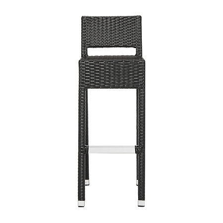 Landry Patio Collection Bar Stool, One Size, Black