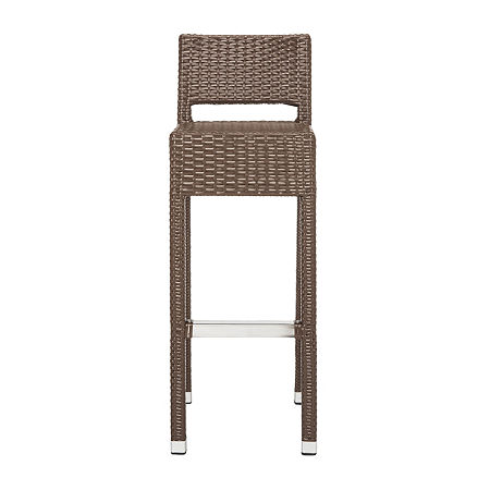 Landry Patio Collection Bar Stool, One Size, Brown