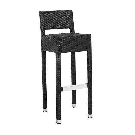 Landry Patio Collection Bar Stool, One Size, Black