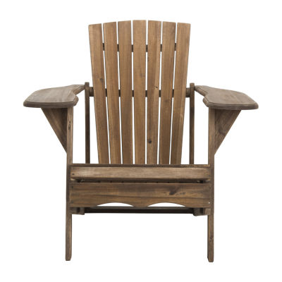 Safavieh Mopani Outdoor Collection Adriondack Chair One Size Brown 387$