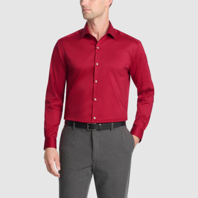 slim fit dress slacks Red Dress Shirt – modernimageshoppe