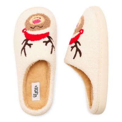 Olivia Miller Holiday Womens Slip-On Slippers