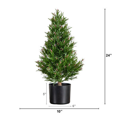 Nearly Natural 2ft. Green Rosemary Topiary