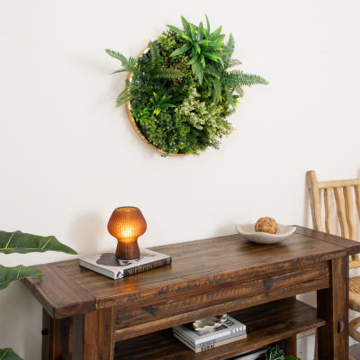 Nearly Natural 20in. X 20in. Green Queensland Rainforest Wall Panel Artificial Plant