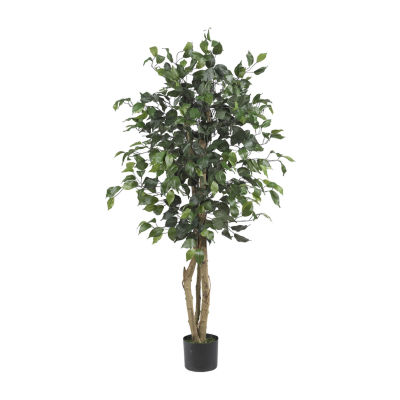 Nearly Natural 4ft. Green Ficus Indoor Artificial Tree