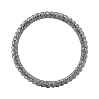 Personally Stackable Sterling Silver 3.5mm Twisted Ring