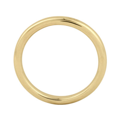 Personally Stackable 18K Yellow Gold Over Sterling Silver 3.5mm Polished Ring