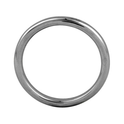 Personally Stackable Black Sterling Silver 3.5mm Polished Ring