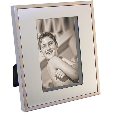 Natico Stainless Steel Picture Frame, One Size, Gray