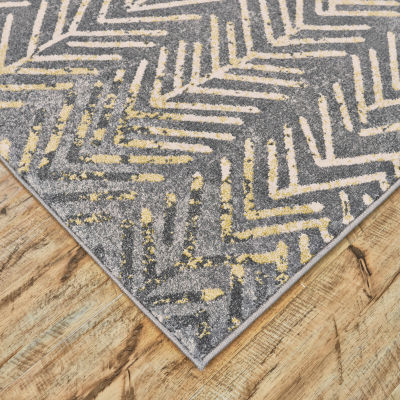 Weave And Wander Amaya Chevron Indoor Rectangular Area Rugs