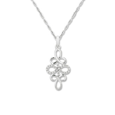 Womens / CT. T.W. Natural White Diamond 10K Gold Pendant Necklace