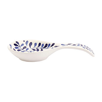 Spectrum Diversified Leaf Spoon Rest With White Ceramic Dish 2-pc. Pantry  Organizer, Color: Bronze - JCPenney