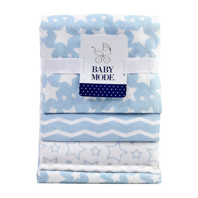 3 Stories Trading Company Baby Striped Blanket And 4 Receiving Blankets