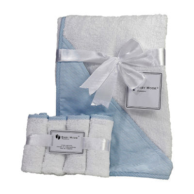 3 Stories Trading Company Baby Hooded Bath Towel With 4 Wash Cloths 5-pc