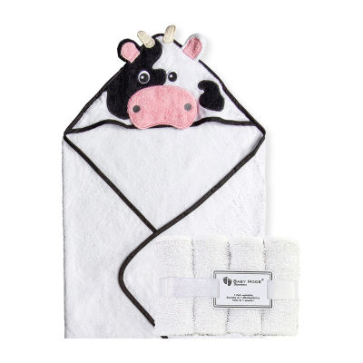 3 Stories Trading Company Baby Animal Towel With 4 Wash Cloths 5-pc.