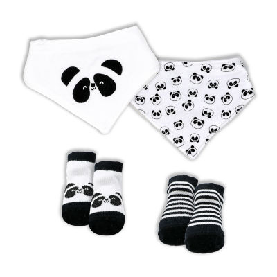 3 Stories Trading Company Baby Girls Bibs And Socks Set 8-pc.