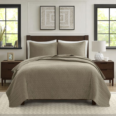 Hampton Hill Velvet Touch 3-pc. Coverlet Set