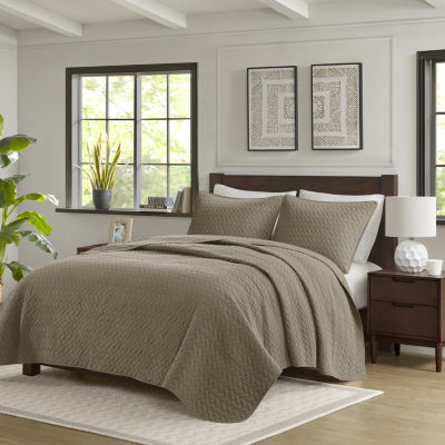 Hampton Hill Velvet Touch 3-pc. Coverlet Set