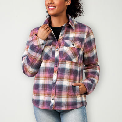 Free Country Womens Lined Lightweight Shirt Jacket