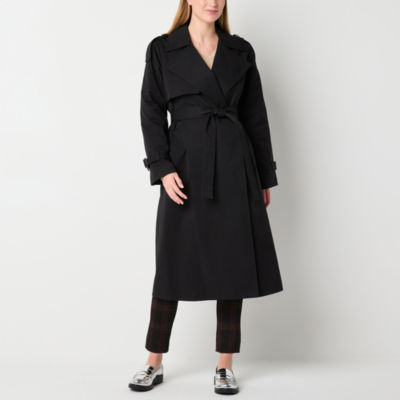 Worthington Womens Midweight Trench Coat