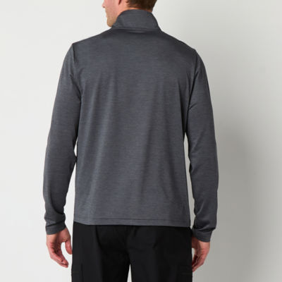 Xersion Mens Mock Neck Long Sleeve T-Shirt