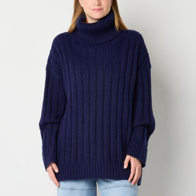 a.n.a Womens Turtleneck Long Sleeve Pullover Sweater