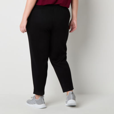 Xersion Womens Scuba Mid Rise Plus Jogger Pant