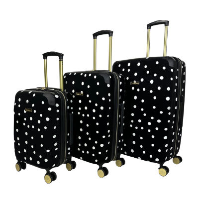 Jenni Chan Polka Dot Hardside Luggage Set JCPenney