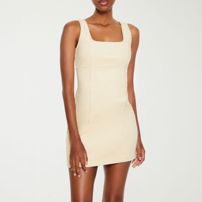 Forever 21 Cord Mini Womens Sleeveless Bodycon Dress