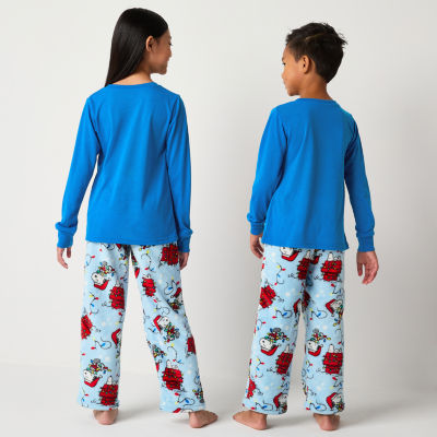 Big Unisex Peanuts Snoopy 2-pc. Christmas Pajama Set